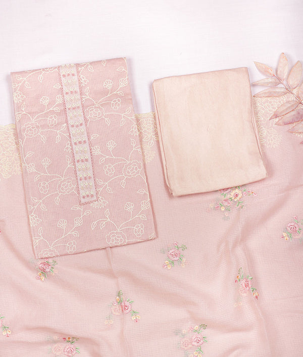 PURE KOTA EMBROIDERY SUIT SET