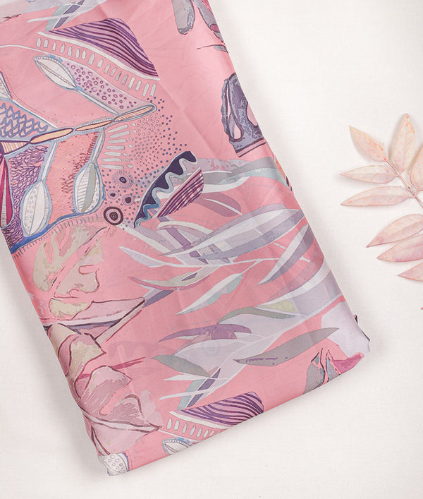 Modal Satin Printed Fabric