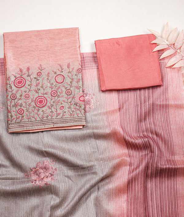 KOTA SILK EMBROIDERY SUIT SET