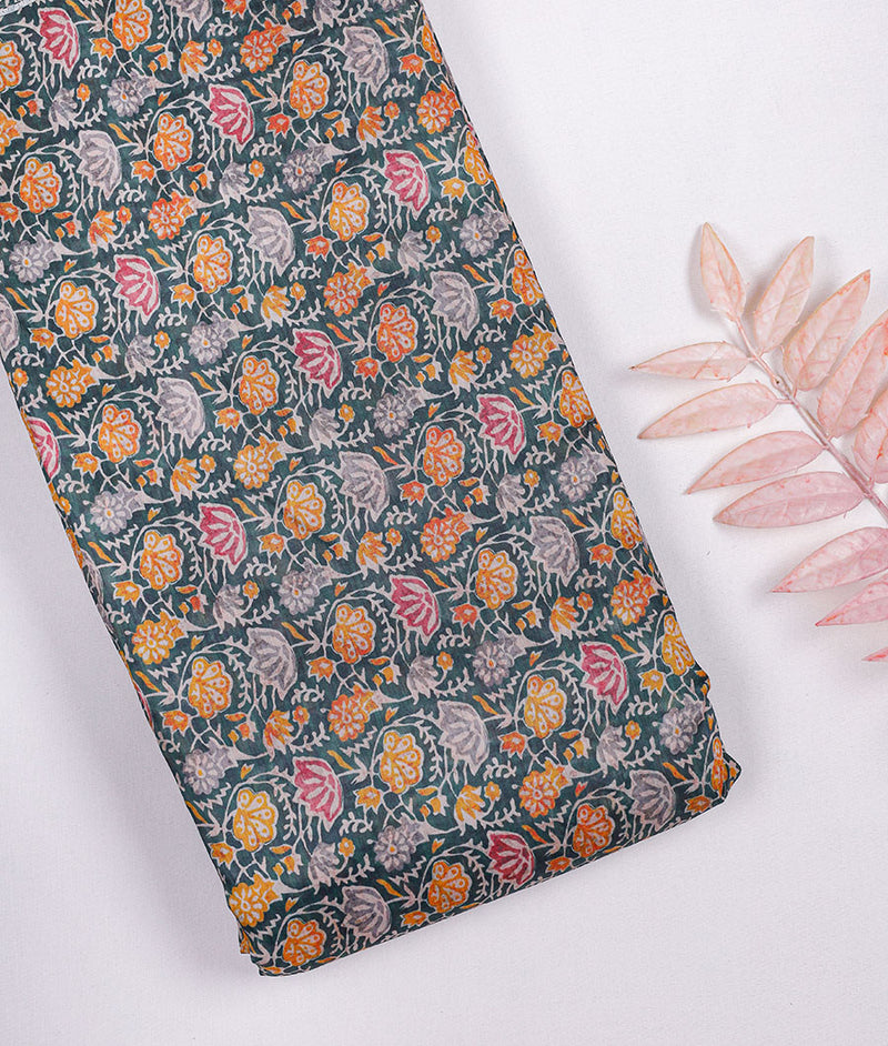 POLY CHANDERI SILK