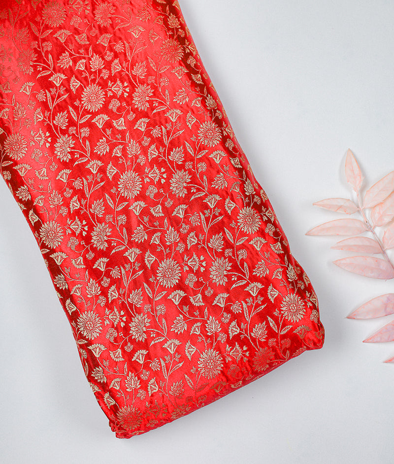 Semi Silk brocade Fabric
