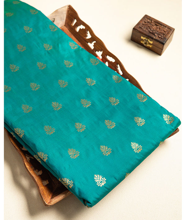 SEMI BROCADE SILK FABRIC