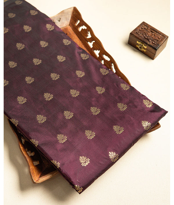 SEMI BROCADE SILK FABRIC