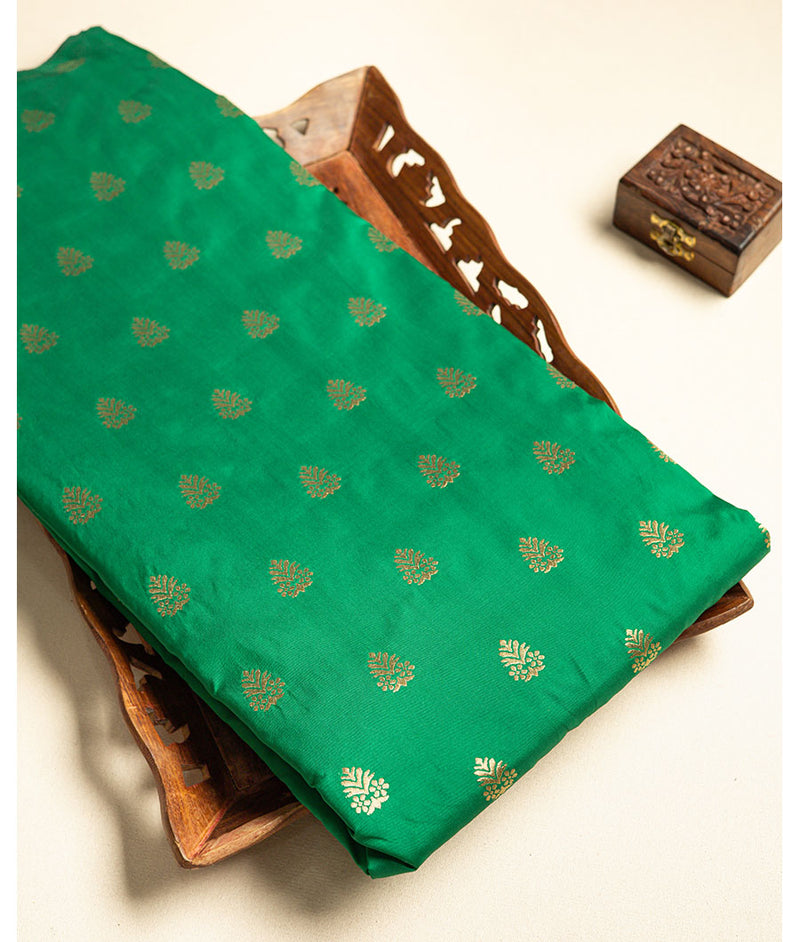 SEMI BROCADE SILK FABRIC