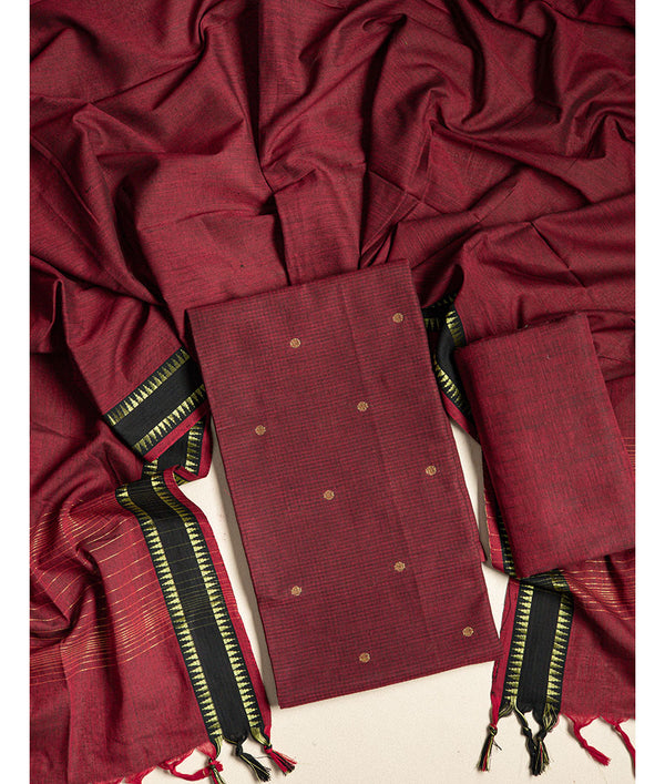 PURE COTTON LUREX SUIT SET