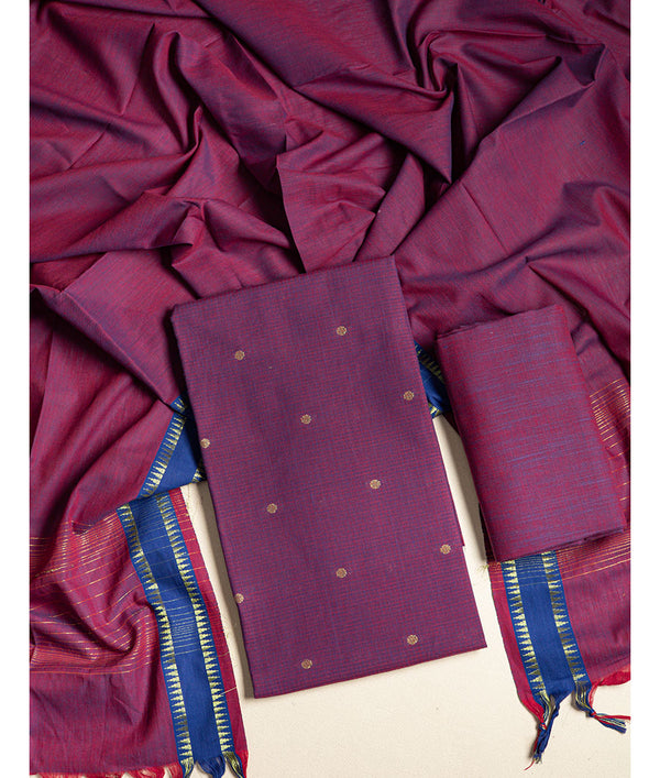 PURE COTTON LUREX SUIT SET