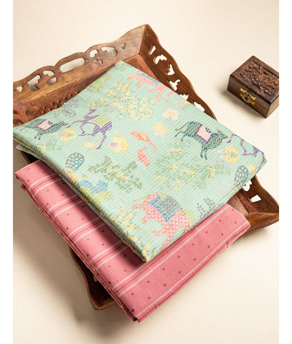 COTTON KANTHA HANDLOOM MIX & MATCH