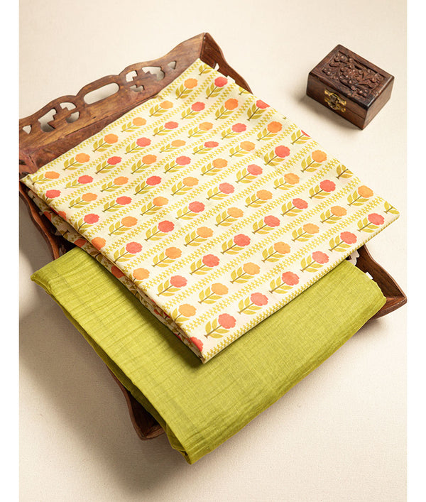 Pure Malai chanderi Mix and match