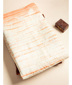 PURE  LINEN SIBORI EMBROIDERED FABRIC
