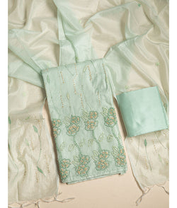 KOTA SILK EMBROIDERY 3 PIECE SUIT SET
