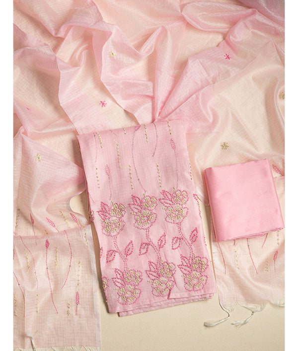KOTA SILK EMBROIDERY 3 PIECE SUIT SET