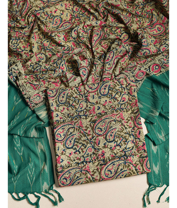 COTTON KALAMKARI 2 PIECE SUIT SET