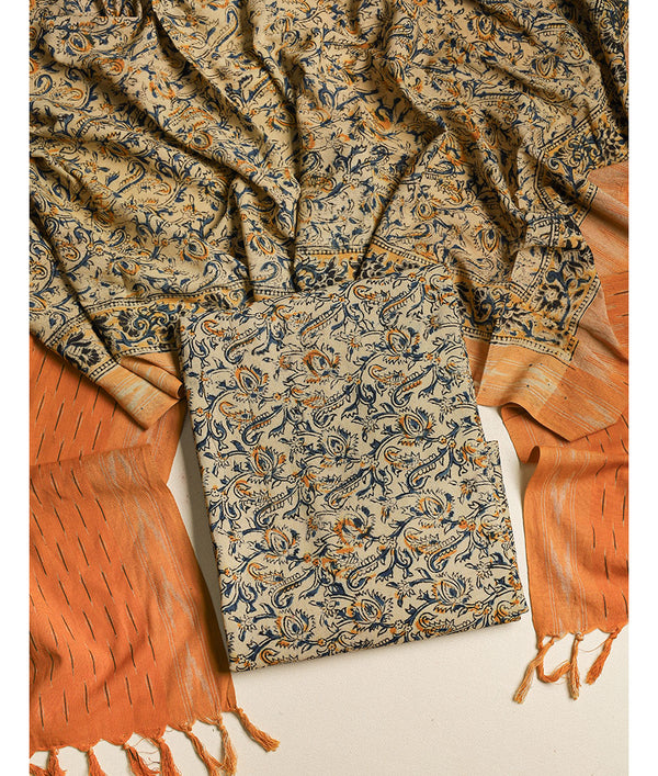 COTTON KALAMKARI 2 PIECE SUIT SET