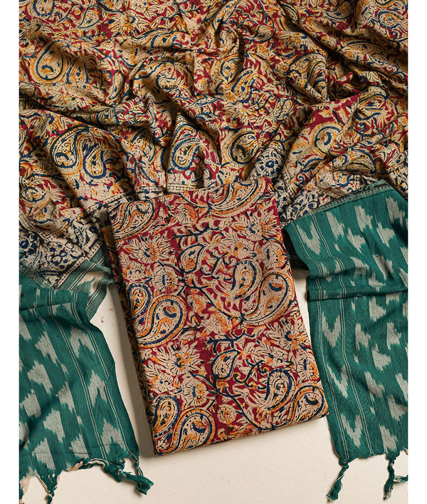 COTTON KALAMKARI 2 PIECE SUIT SET
