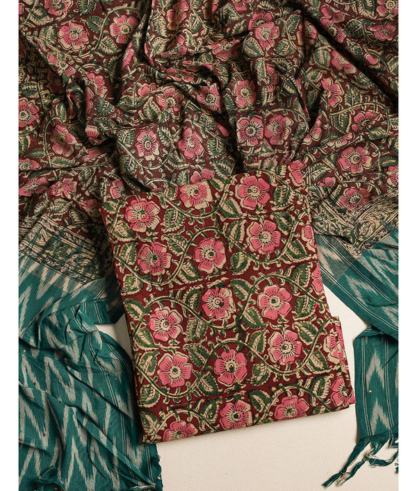 COTTON KALAMKARI 2 PIECE SUIT SET