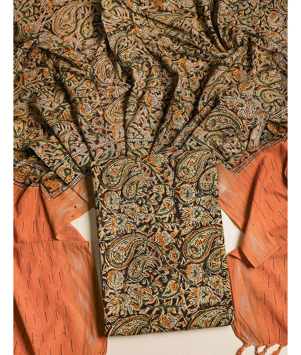 COTTON KALAMKARI 2 PIECE SUIT SET