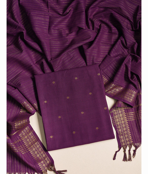 COTTON LUREX 2 PIECE SUIT SET