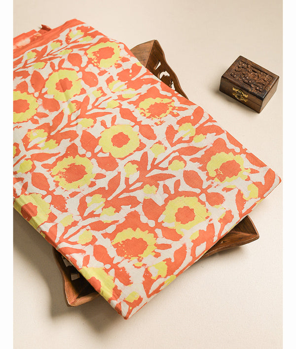 Cotton Handblock Printed Fabric