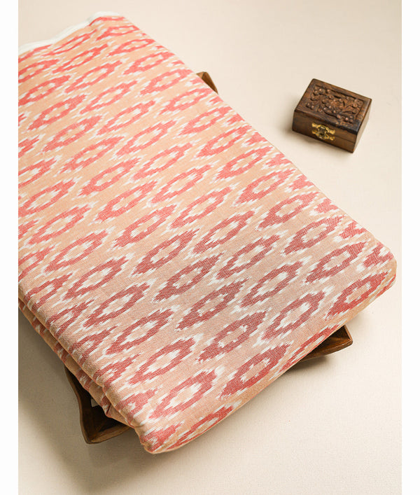 Azo free Pure cotton Ikat fabric