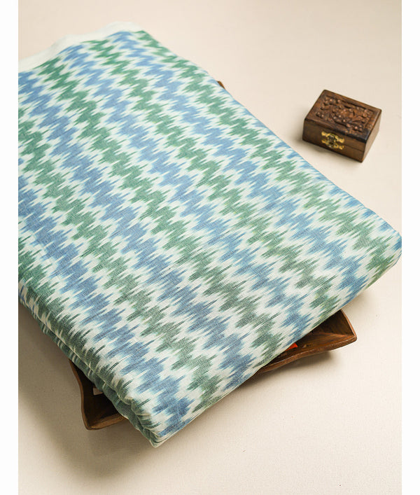 Azo free Pure cotton Ikat fabric