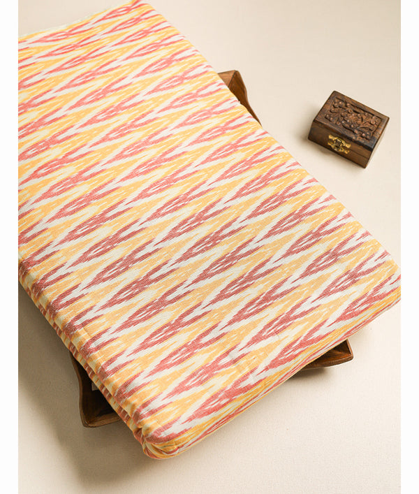 Azo free Pure cotton Ikat fabric