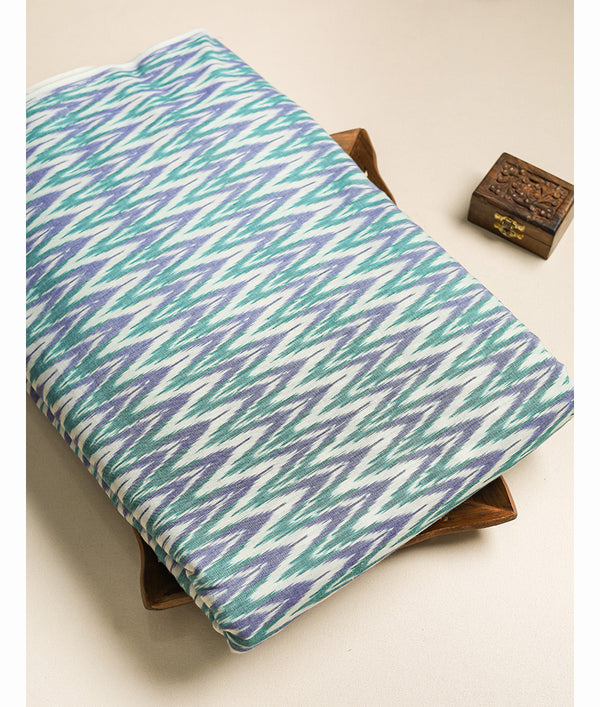 Azo free Pure cotton Ikat fabric