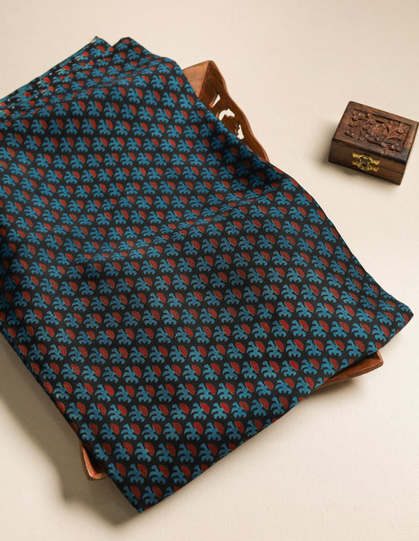 PURE MODAL SILK VANASPATI PRINTED FABRIC
