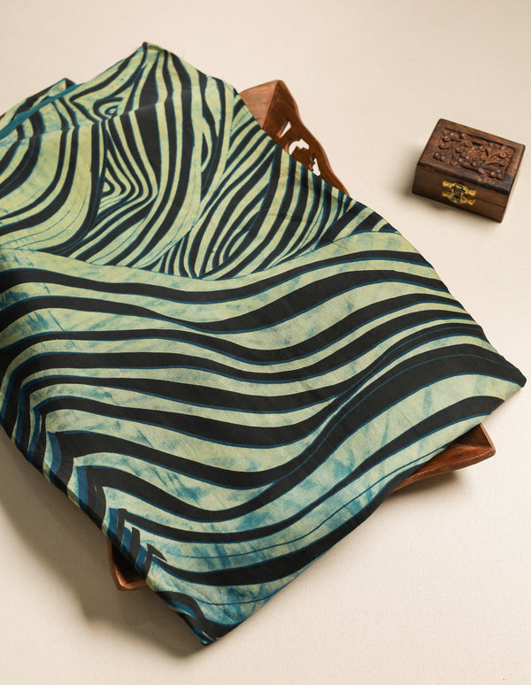 PURE MODAL SILK VANASPATI PRINTED FABRIC