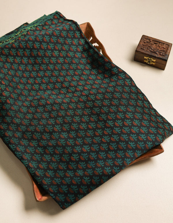 PURE MODAL SILK VANASPATI PRINTED FABRIC