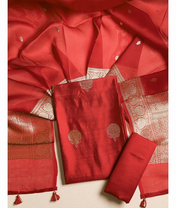 PURE BANARASI HANDLOOM SUIT SET