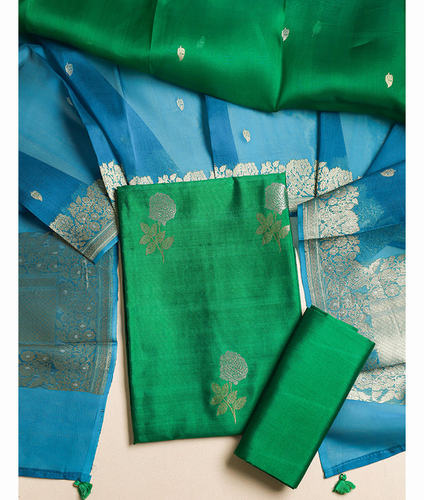 PURE BANARASI HANDLOOM SUIT SET