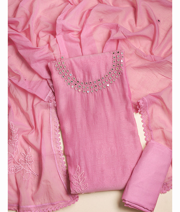 MUL CHANDERI SUIT SET