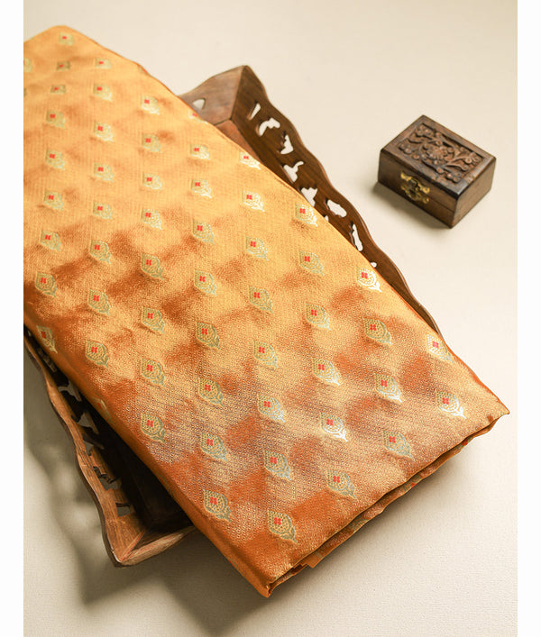 PURE HANDLOOM KATAN SILK FABRIC