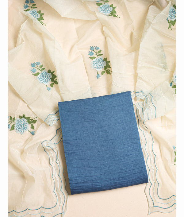 MUL CHANDERI 2 PIECE SUIT SET