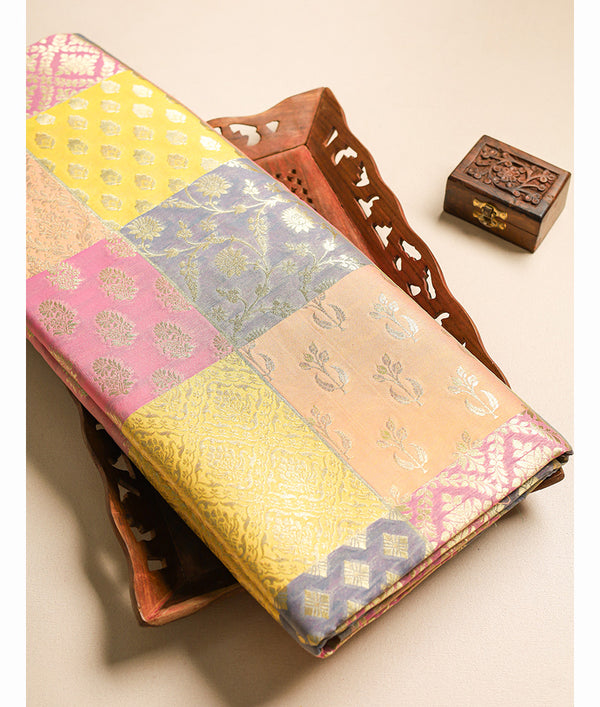 PURE BROCADE SILK FABRIC