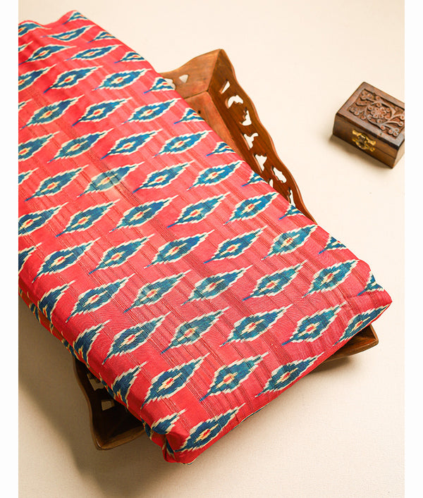 SEMI TUSSAR PRINTED FABRIC