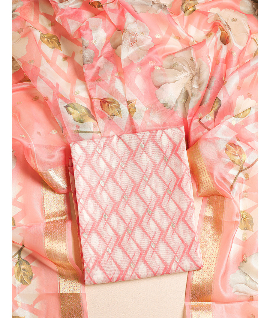 TISSUE PRINTED 2 PIECE SUIT SET