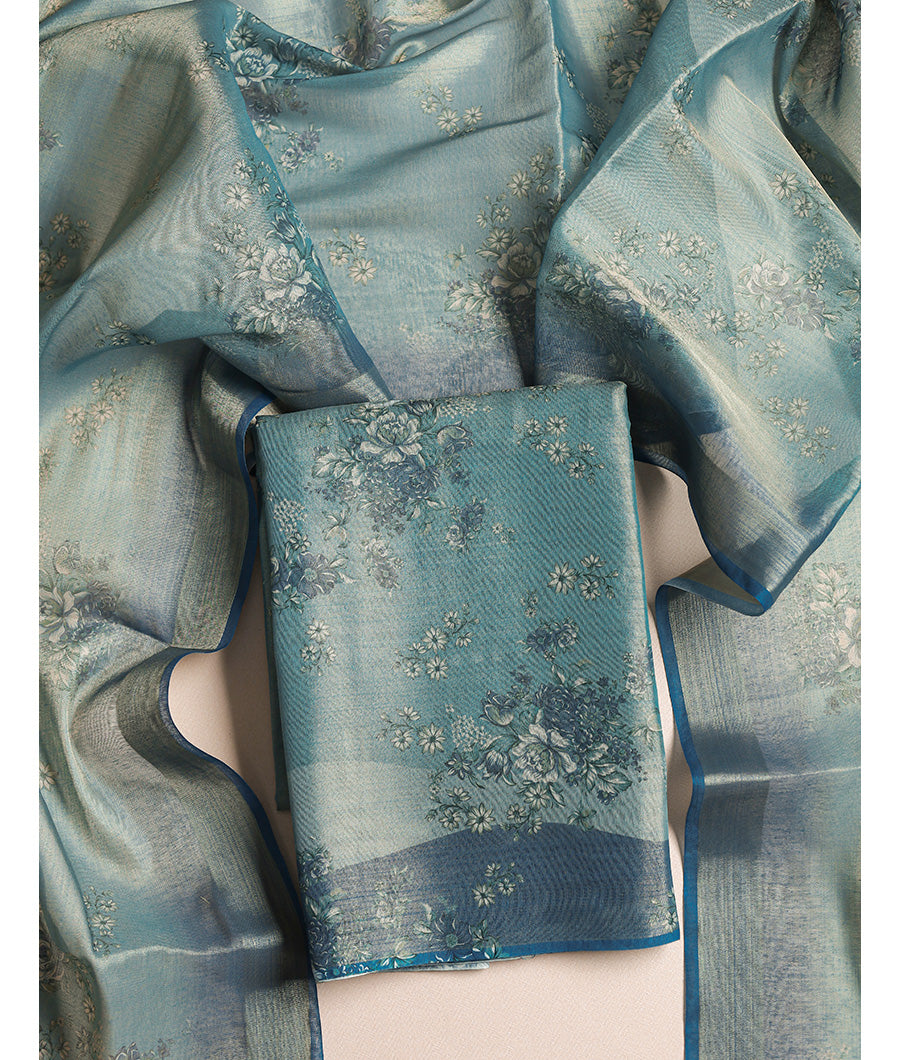 TISSUE PRINTED 2 PIECE SUIT SET