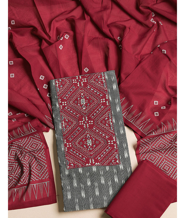 COTTON IKAT SUIT SET