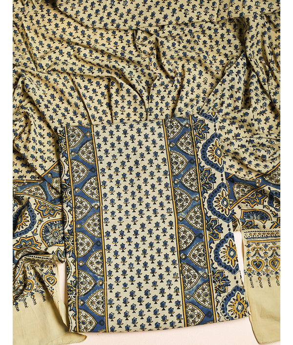 COTTON AJRAKH SUIT SET