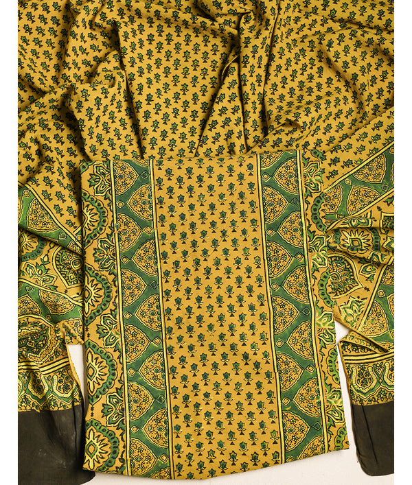 COTTON AJRAKH SUIT SET