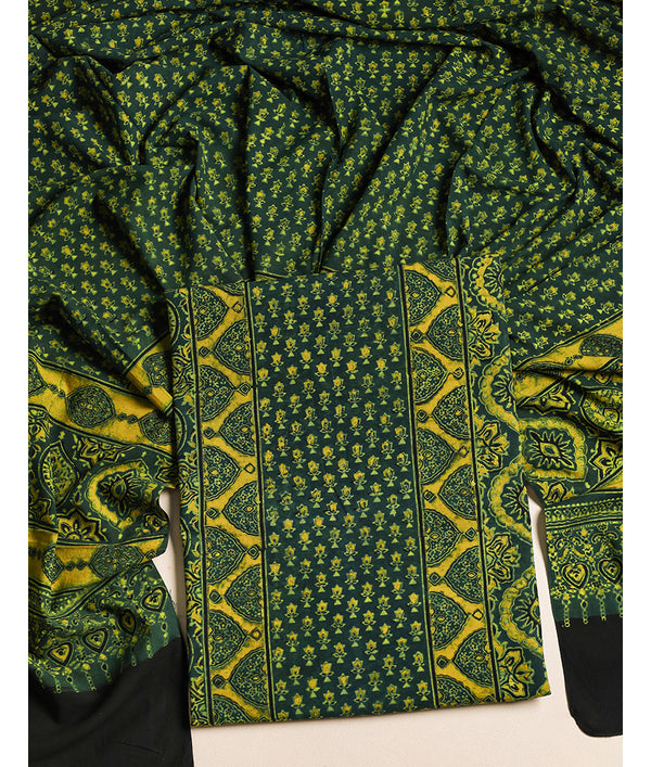 COTTON AJRAKH SUIT SET