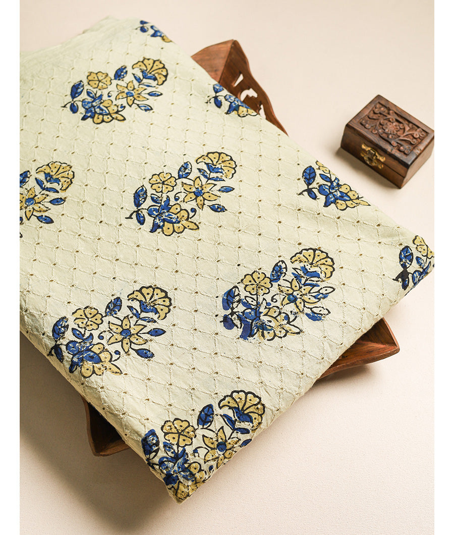 Pure Cotton Ajrakh hakoba fabric