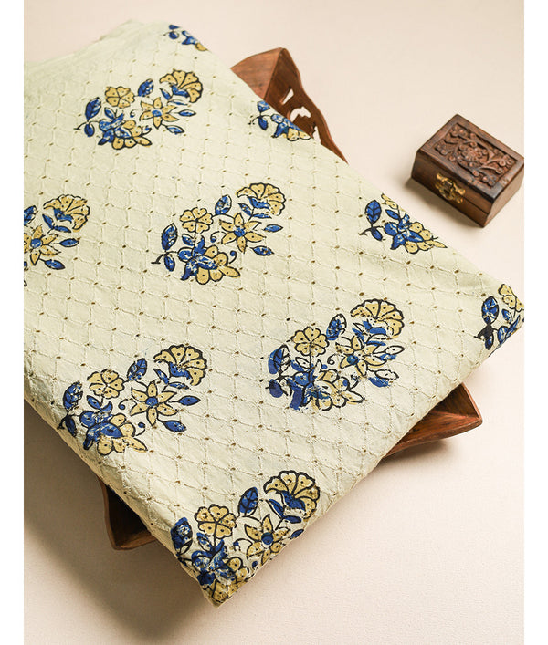 Pure Cotton Ajrakh hakoba fabric