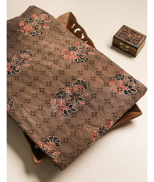 Pure Cotton Ajrakh hakoba fabric