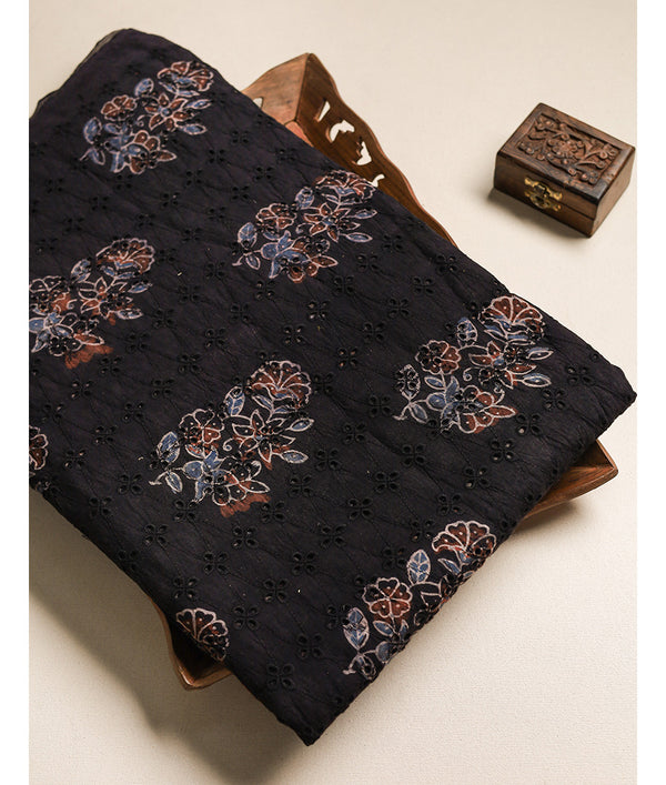 Pure Cotton Ajrakh hakoba fabric