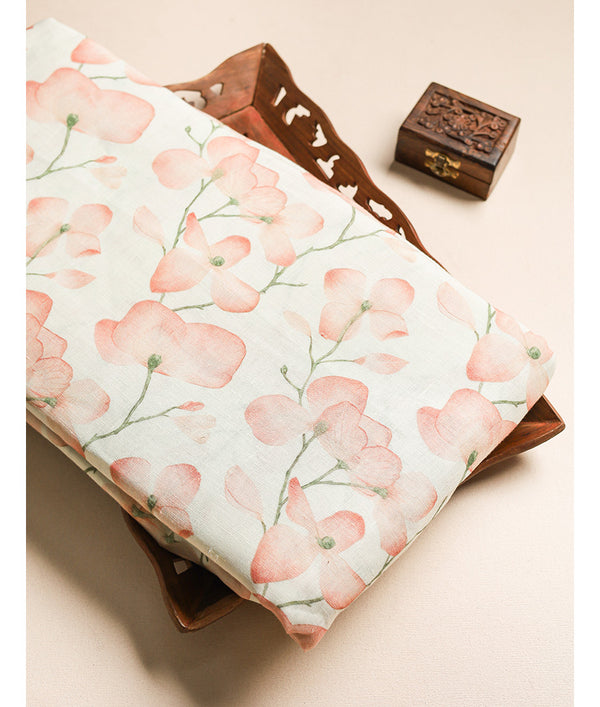 PURE LINEN PRINTED FABRIC