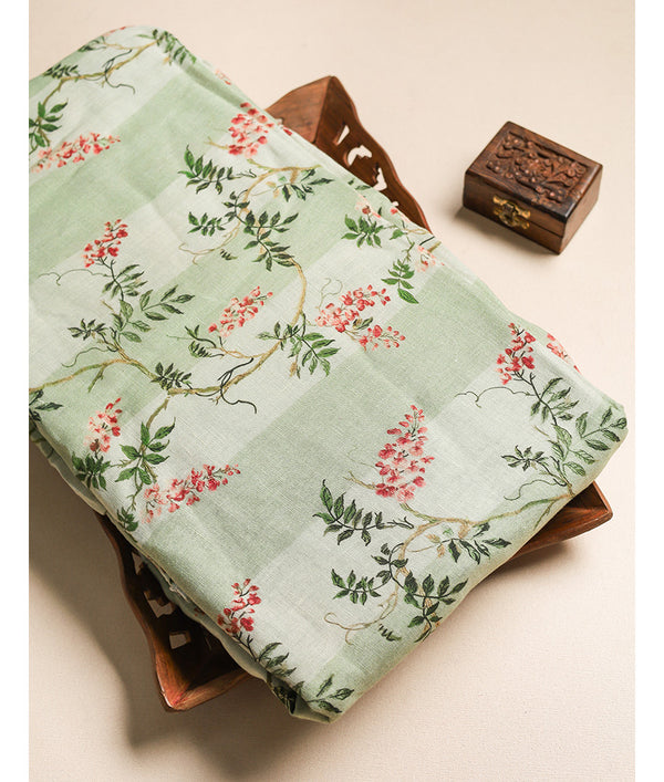 PURE LINEN PRINTED FABRIC