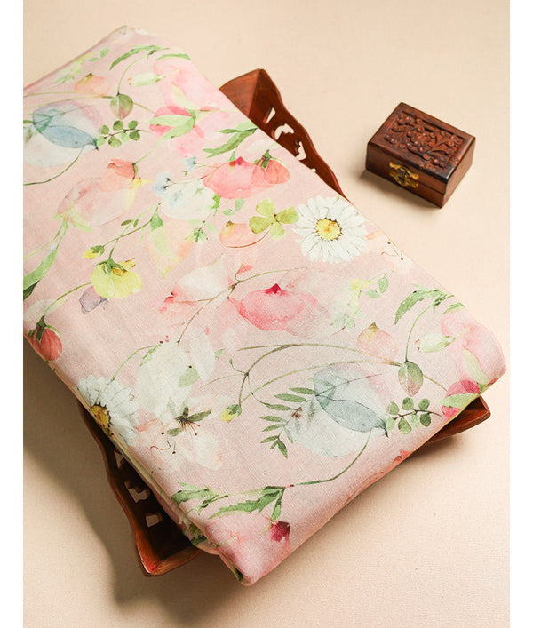 PURE LINEN PRINTED FABRIC