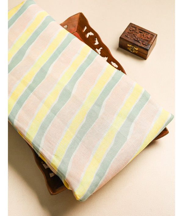 PURE LINEN PRINTED FABRIC